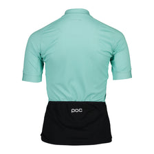 POC Women's Essential Road Logo Jersey  Lt Fluorite Green/Fluorite Green non-drive side